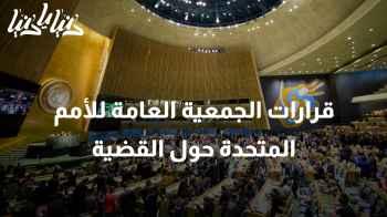 قرارات الجمعية العامة للأمم المتحدة حول القضية